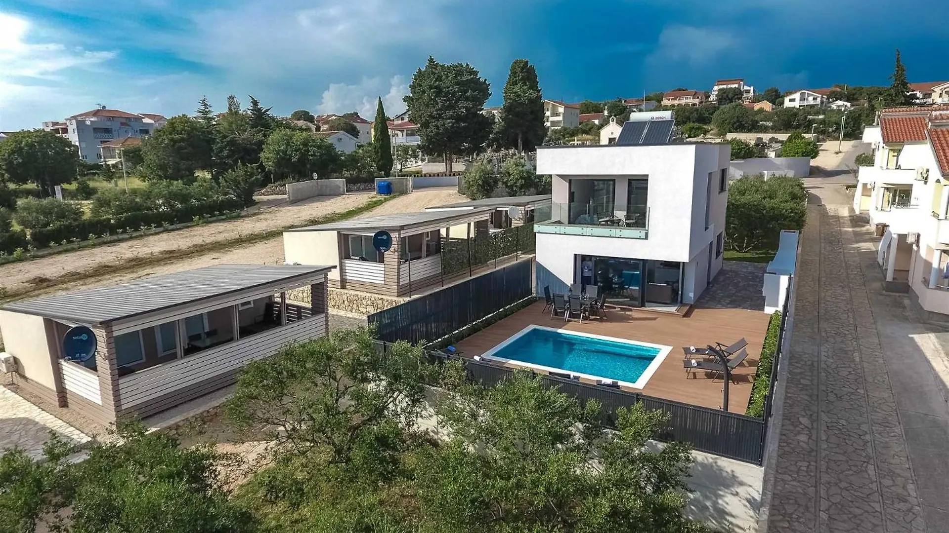 Villa Tuta With Heated Pool, Only 150 M From The Beach Pakostane 0*,
